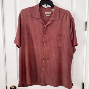Batik Bay casual collared button down short sleeve lightweight shirt, sz XXL